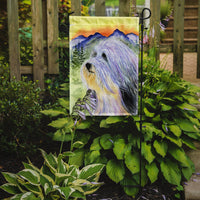 Bearded Collie Flag Garden Size