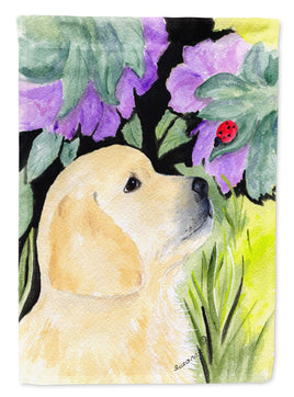 Golden Retriever Flag Canvas House Size