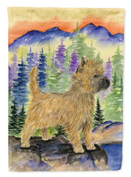 Cairn Terrier Flag Canvas House Size