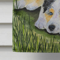 Australian Shepherd Flag Canvas House Size