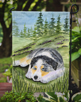 Australian Shepherd Flag Garden Size