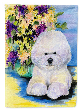 Bichon Frise Flag Canvas House Size