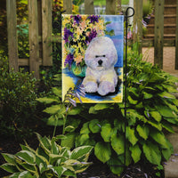 Bichon Frise Flag Garden Size