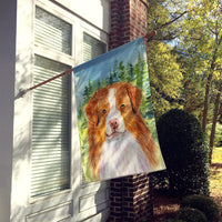 Australian Shepherd Flag Canvas House Size