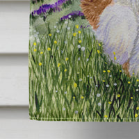 Bearded Collie Flag Canvas House Size