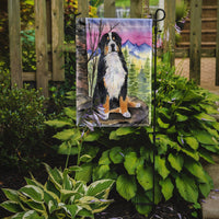 Bernese Mountain Dog Flag Garden Size