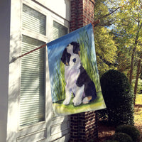 Australian Shepherd Flag Canvas House Size