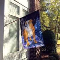 Starry Night English Bulldog Flag Canvas House Size