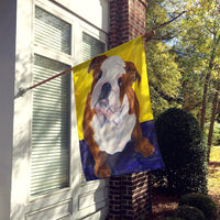 English Bulldog Flag Canvas House Size