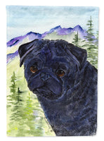 Pug Flag Canvas House Size