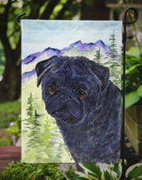 Pug Flag Garden Size