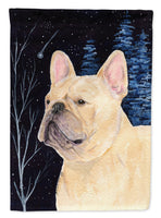 Starry Night French Bulldog Flag Canvas House Size