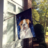 Starry Night English Bulldog Flag Canvas House Size