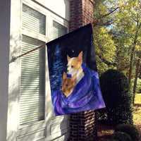 Starry Night Chihuahua Flag Canvas House Size