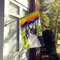 Chihuahua Flag Canvas House Size