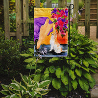 Lady with her Chihuahua Flag Garden Size