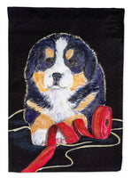 Bernese Mountain Dog Flag Canvas House Size