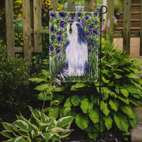 Bearded Collie Flag Garden Size