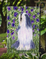 Bearded Collie Flag Garden Size