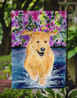 Golden Retriever Flag Garden Size