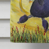 Poodle Flag Canvas House Size