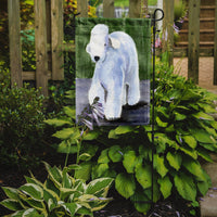 Bedlington Terrier Flag Garden Size