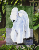 Bedlington Terrier Flag Garden Size