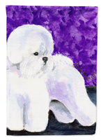 Bichon Frise Flag Canvas House Size