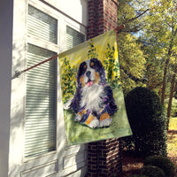 Bernese Mountain Dog Flag Canvas House Size