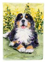 Bernese Mountain Dog Flag Canvas House Size