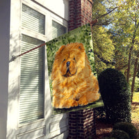 Chow Chow Flag Canvas House Size