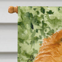 Chow Chow Flag Canvas House Size