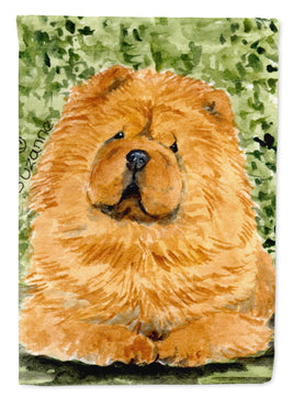 Chow Chow Flag Canvas House Size