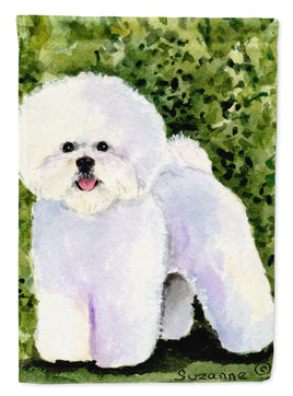 Bichon Frise Flag Canvas House Size