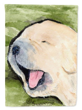 Golden Retriever Flag Canvas House Size