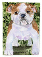 English Bulldog Flag Canvas House Size