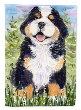 Bernese Mountain Dog Flag Canvas House Size