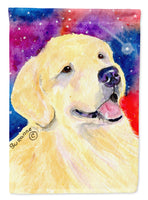 Golden Retriever Flag Canvas House Size