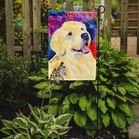 Golden Retriever Flag Garden Size