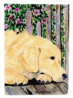 Golden Retriever Flag Canvas House Size