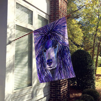 Poodle Flag Canvas House Size