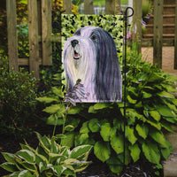 Bearded Collie Flag Garden Size