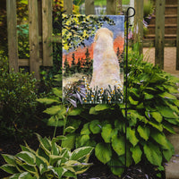 Golden Retriever Flag Garden Size