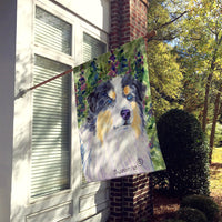 Australian Shepherd Flag Canvas House Size