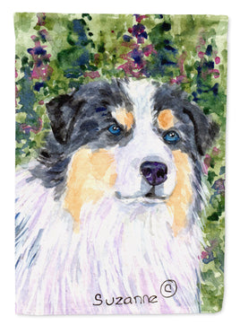 Australian Shepherd Flag Canvas House Size