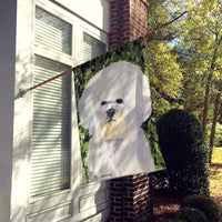 Bichon Frise Flag Canvas House Size