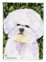 Bichon Frise Flag Canvas House Size