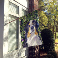 Bernese Mountain Dog Flag Canvas House Size