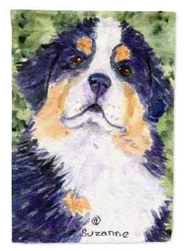 Bernese Mountain Dog Flag Canvas House Size