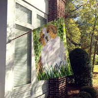 Australian Shepherd Flag Canvas House Size